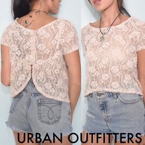 Kimchi Blue Lace Crop Top